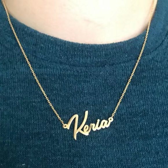 Petite 14k gold angel wing charm either yellow, rose and white 14 karat gold - Picture 3 of 4